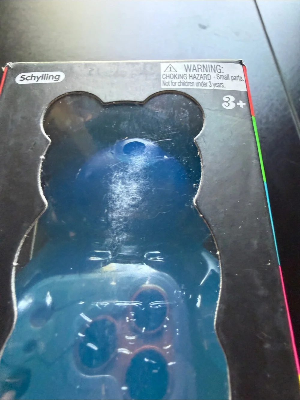 New Nee Doh Needoh Gummy Bear Dark Blue Schylling Squishy Toy 3+ Squeezy Cute